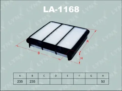 LA-1168 LYNXAUTO Воздушный фильтр