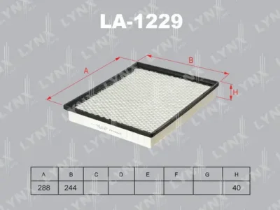 LA-1229 LYNXAUTO Воздушный фильтр