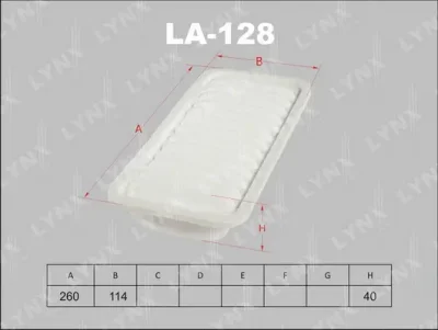 LA-128 LYNXAUTO Воздушный фильтр