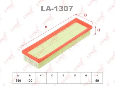LA-1307 LYNXAUTO Воздушный фильтр