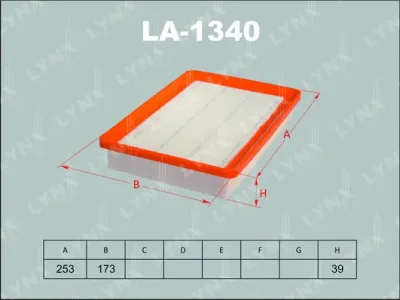 LA-1340 LYNXAUTO Воздушный фильтр