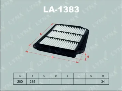 LA-1383 LYNXAUTO Воздушный фильтр