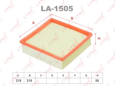 LA-1505 LYNXAUTO Воздушный фильтр
