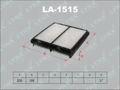 LA-1515 LYNXAUTO Воздушный фильтр