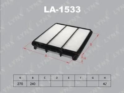 LA-1533 LYNXAUTO Воздушный фильтр
