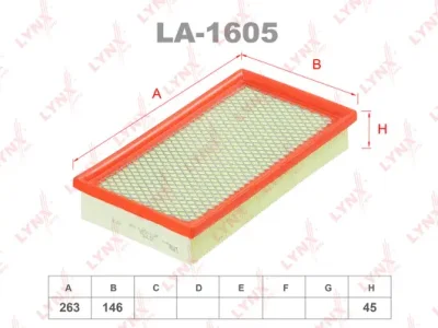 LA-1605 LYNXAUTO Воздушный фильтр