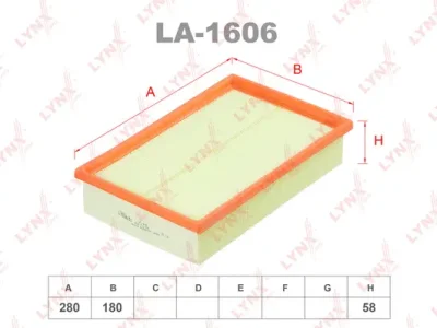 LA-1606 LYNXAUTO Воздушный фильтр