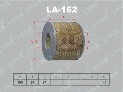 LA-162 LYNXAUTO Воздушный фильтр