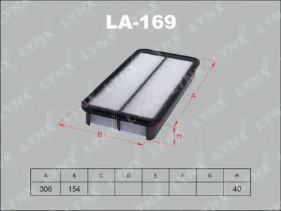 LA-169 LYNXAUTO Воздушный фильтр