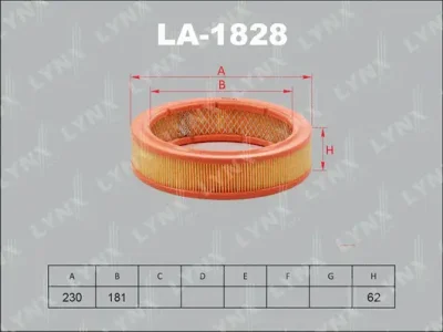 Воздушный фильтр LYNXAUTO LA-1828