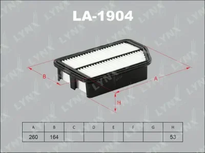 LA-1904 LYNXAUTO Воздушный фильтр