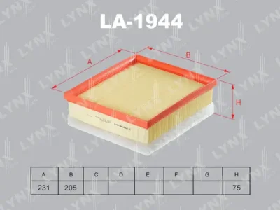 LA-1944 LYNXAUTO Воздушный фильтр