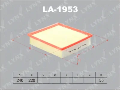 LA-1953 LYNXAUTO Воздушный фильтр