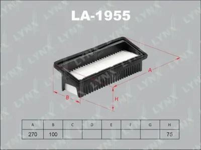 LA-1955 LYNXAUTO Воздушный фильтр