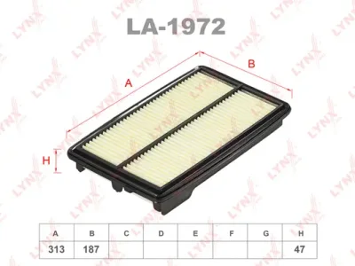 LA-1972 LYNXAUTO Воздушный фильтр
