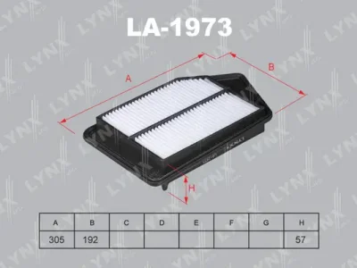 LA-1973 LYNXAUTO Воздушный фильтр