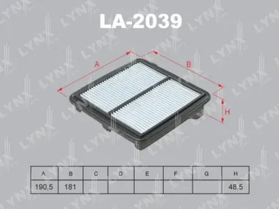 LA-2039 LYNXAUTO Воздушный фильтр