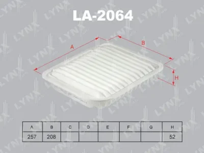 LA-2064 LYNXAUTO Воздушный фильтр