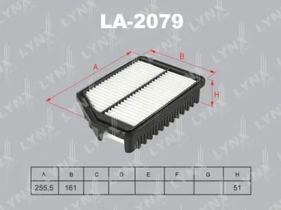 LA-2079 LYNXAUTO Воздушный фильтр