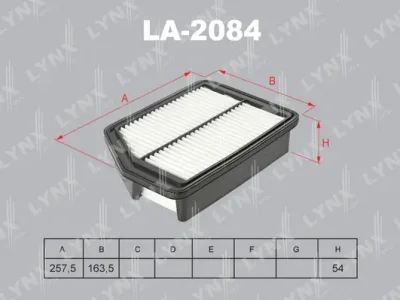LA-2084 LYNXAUTO Воздушный фильтр