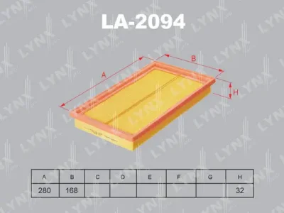 LA-2094 LYNXAUTO Воздушный фильтр
