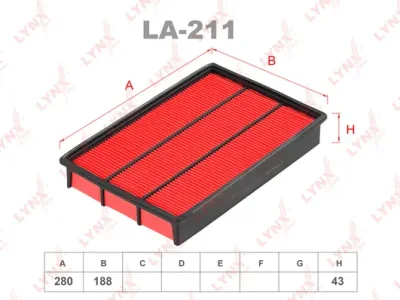LA-211 LYNXAUTO Воздушный фильтр