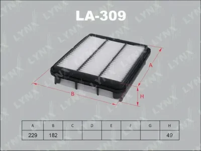 LA-309 LYNXAUTO Воздушный фильтр