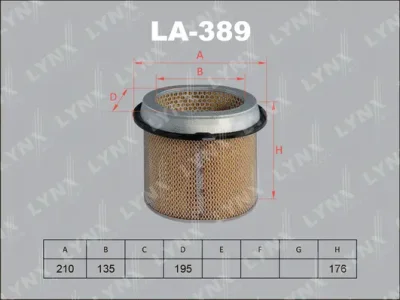 Воздушный фильтр LYNXAUTO LA-389