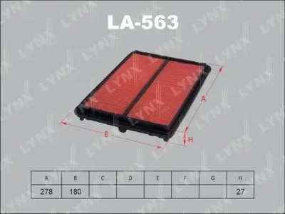LA-563 LYNXAUTO Воздушный фильтр