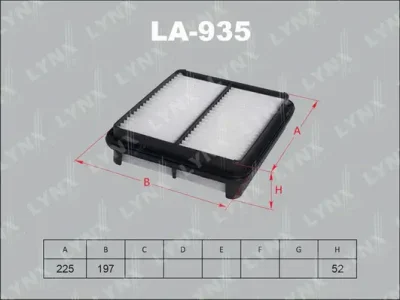LA-935 LYNXAUTO Воздушный фильтр