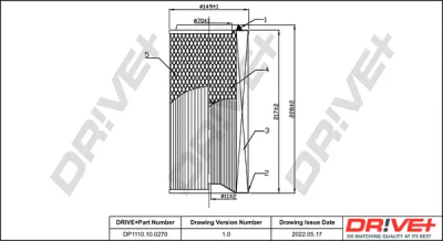 DP1110.10.0270 Dr!ve+ Воздушный фильтр