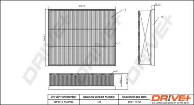 DP1110.10.0599 Dr!ve+ Воздушный фильтр