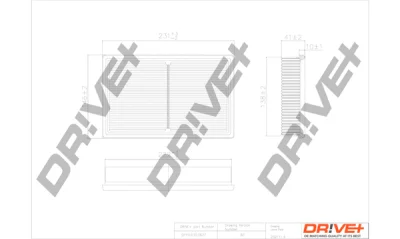 DP1110.10.0677 Dr!ve+ Воздушный фильтр