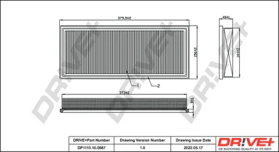 DP1110.10.0687 Dr!ve+ Воздушный фильтр