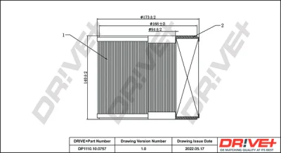 DP1110.10.0757 Dr!ve+ Воздушный фильтр