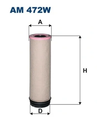 AM472W FILTRON Фильтр добавочного воздуха