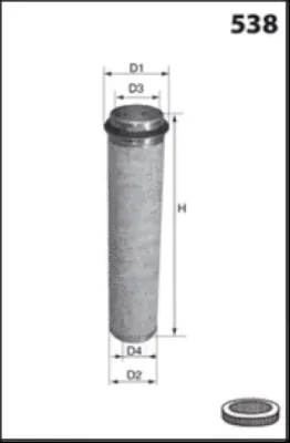 R130 MISFAT Фильтр добавочного воздуха