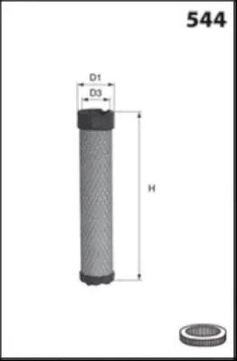 RM996 MISFAT Фильтр добавочного воздуха
