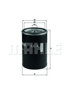 LC 4 KNECHT/MAHLE Воздушный фильтр, турбокомпрессор