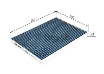 0 986 628 524 BOSCH Фильтр, воздух во внутренном пространстве
