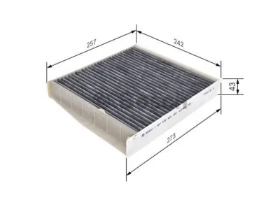 1 987 432 464 BOSCH Фильтр, воздух во внутренном пространстве