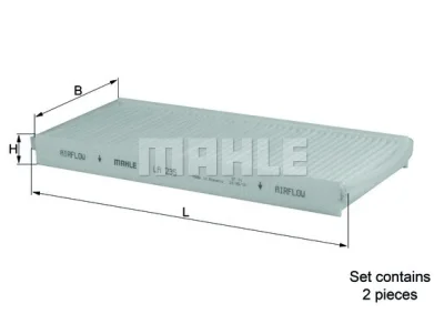 LA 235/S KNECHT/MAHLE Фильтр, воздух во внутренном пространстве