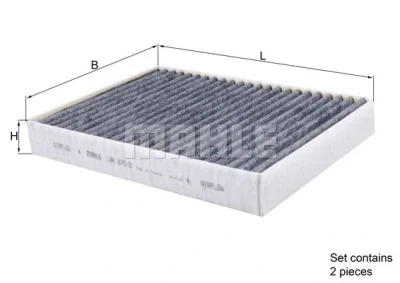 Фильтр, воздух во внутренном пространстве KNECHT/MAHLE LAK 675/2/S