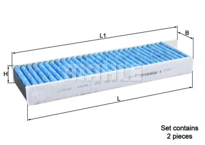Фильтр, воздух во внутренном пространстве KNECHT/MAHLE LAO 428/S