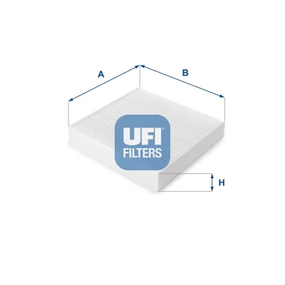 Фильтр, воздух во внутренном пространстве UFI 53.109.00