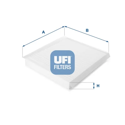Фильтр, воздух во внутренном пространстве UFI 53.118.00