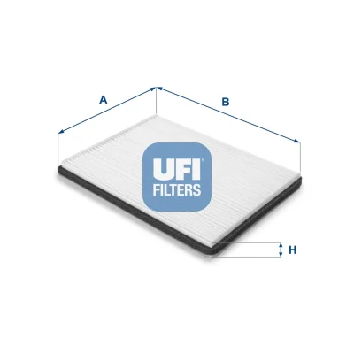 Фильтр, воздух во внутренном пространстве UFI 53.222.00