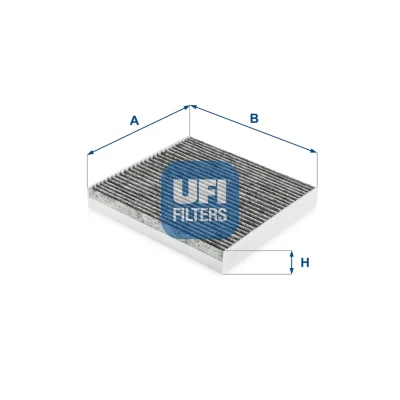 Фильтр, воздух во внутренном пространстве UFI 54.266.00