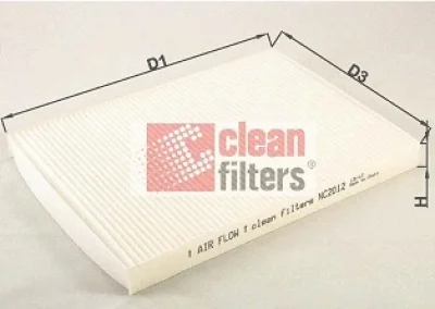 Фильтр, воздух во внутренном пространстве CLEAN FILTERS NC2012