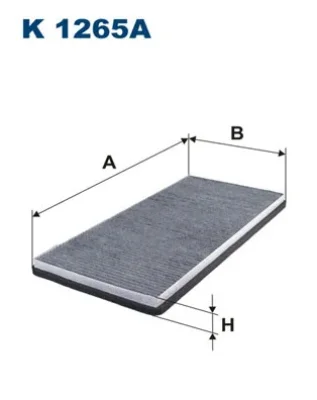 K1265A FILTRON Фильтр, воздух во внутренном пространстве